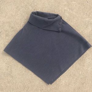 Gray Izabel London Cape with Collar